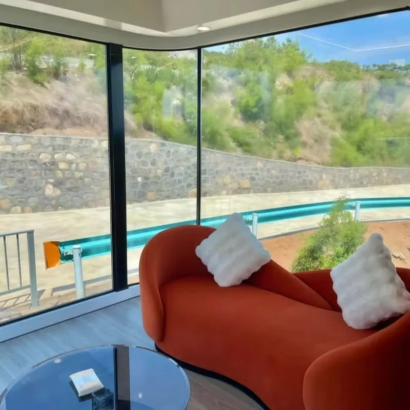 Modern Steel Prefabricated Integrated Apple House Space Capsule Cabin For Residential Landscape Smart Homestay Hotel Business