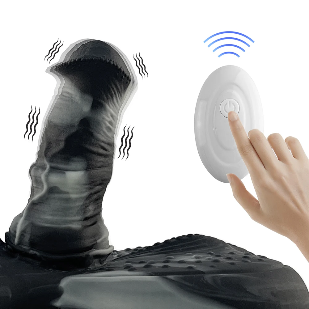 حر اليدين يمكن ارتداؤها وسادة دسار هزاز APP التحكم اللاسلكي عن بعد G بقعة مدلك البظر الشرج الخرز الجنس لعب للنساء #6