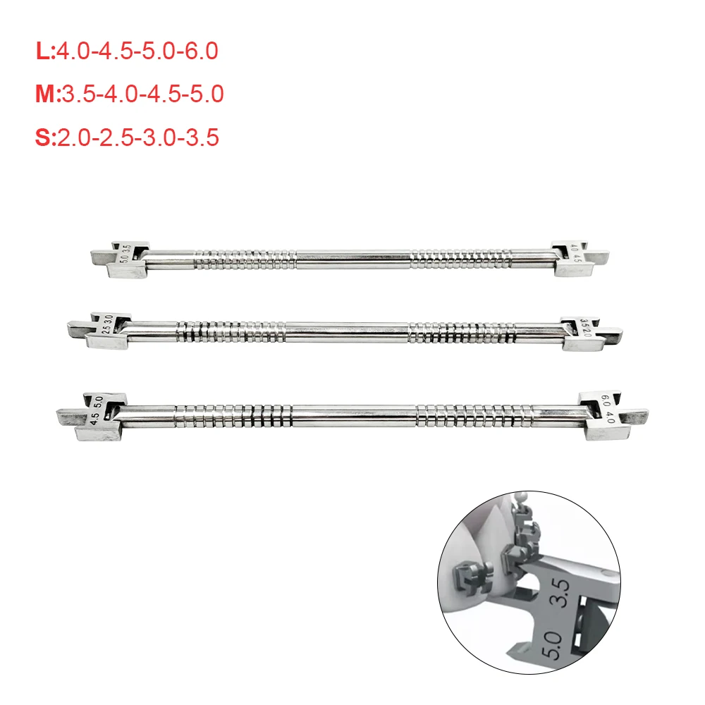 

Adjustable Dental Orthodontic Brackets Gauge Bracket Positioner Stainless Steel Position Locator Teeth Positioning Dentist Tools