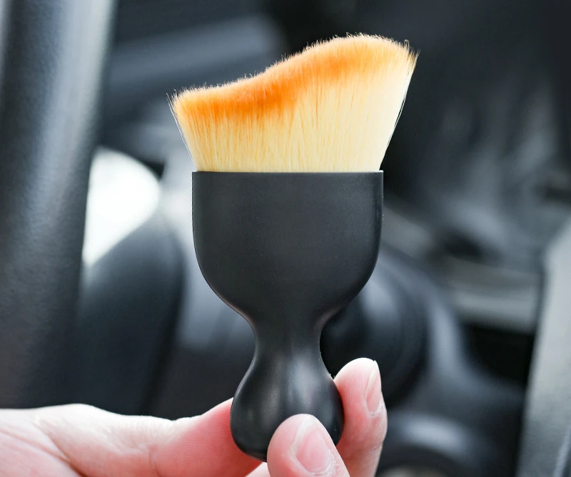 Car Styling Interior Cleaning Soft Brush Tool Dust Remover Accessories For Volkswagen Tiguan VW GTI TOURAN GOLF POLO MK7 MK5