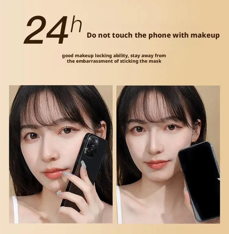 2 色ミニマットコンシーラーフルカバレッジリキッドファンデーション長持ち防水すべての肌タイプに適しています R9S5