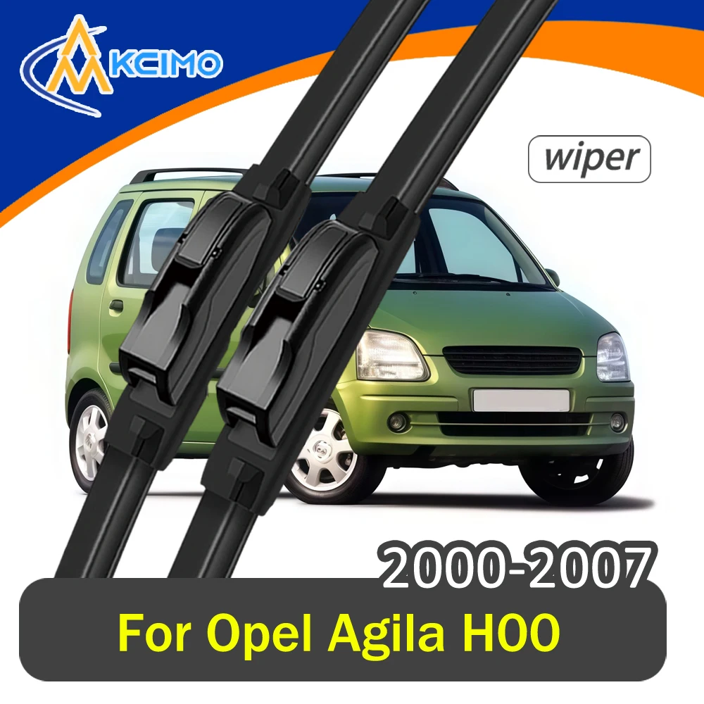 

Windshield Wiper Blade Set Replacement For Opel Agila H00 2000-2007 Front Pair Wipers All Weather​ Rubber Easy Installation​