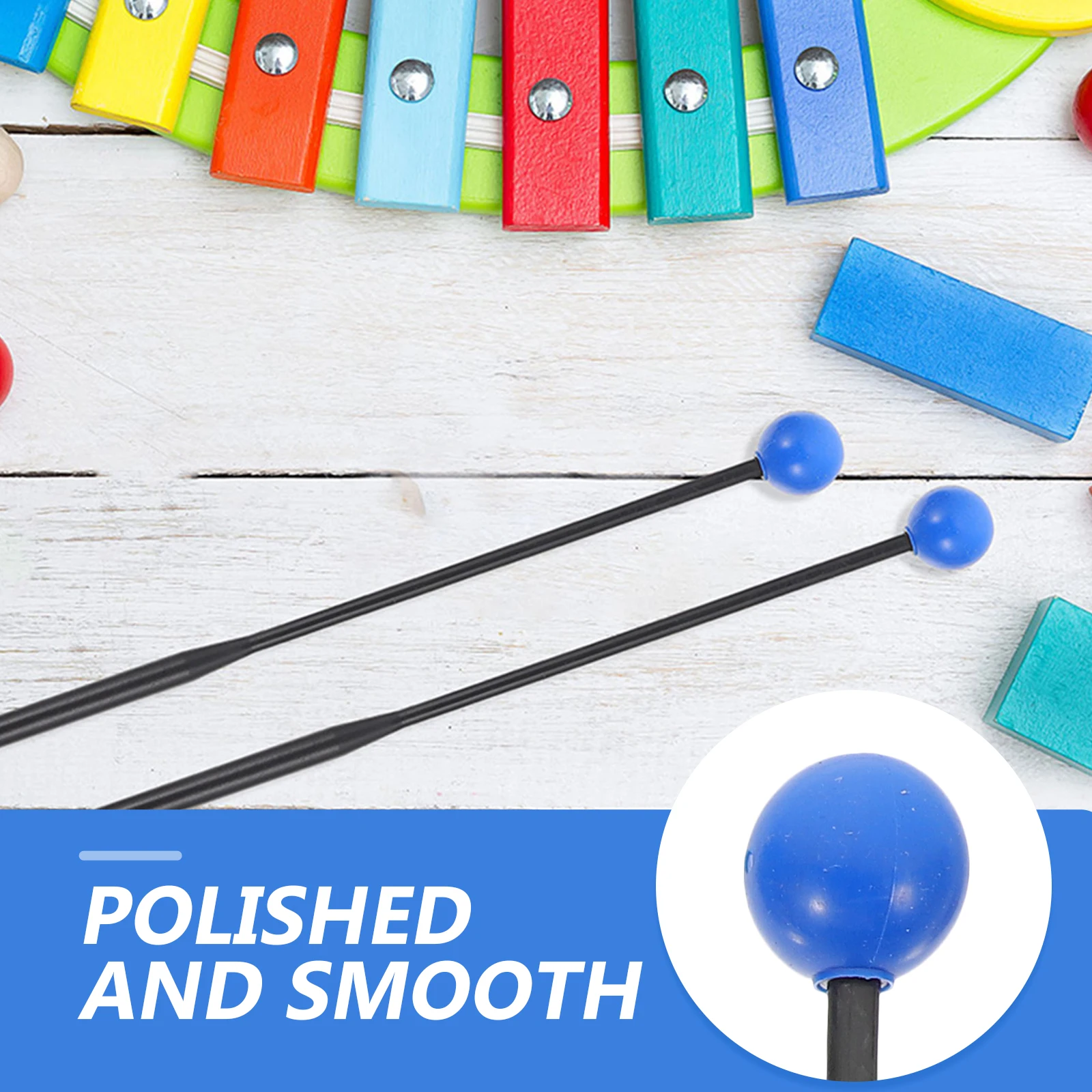 

4Pcs Children Drum Mallets Tongue Drum Drumsticks Percussion Mallets Marimba Xylophone Practice Sticks for Beginners Performance