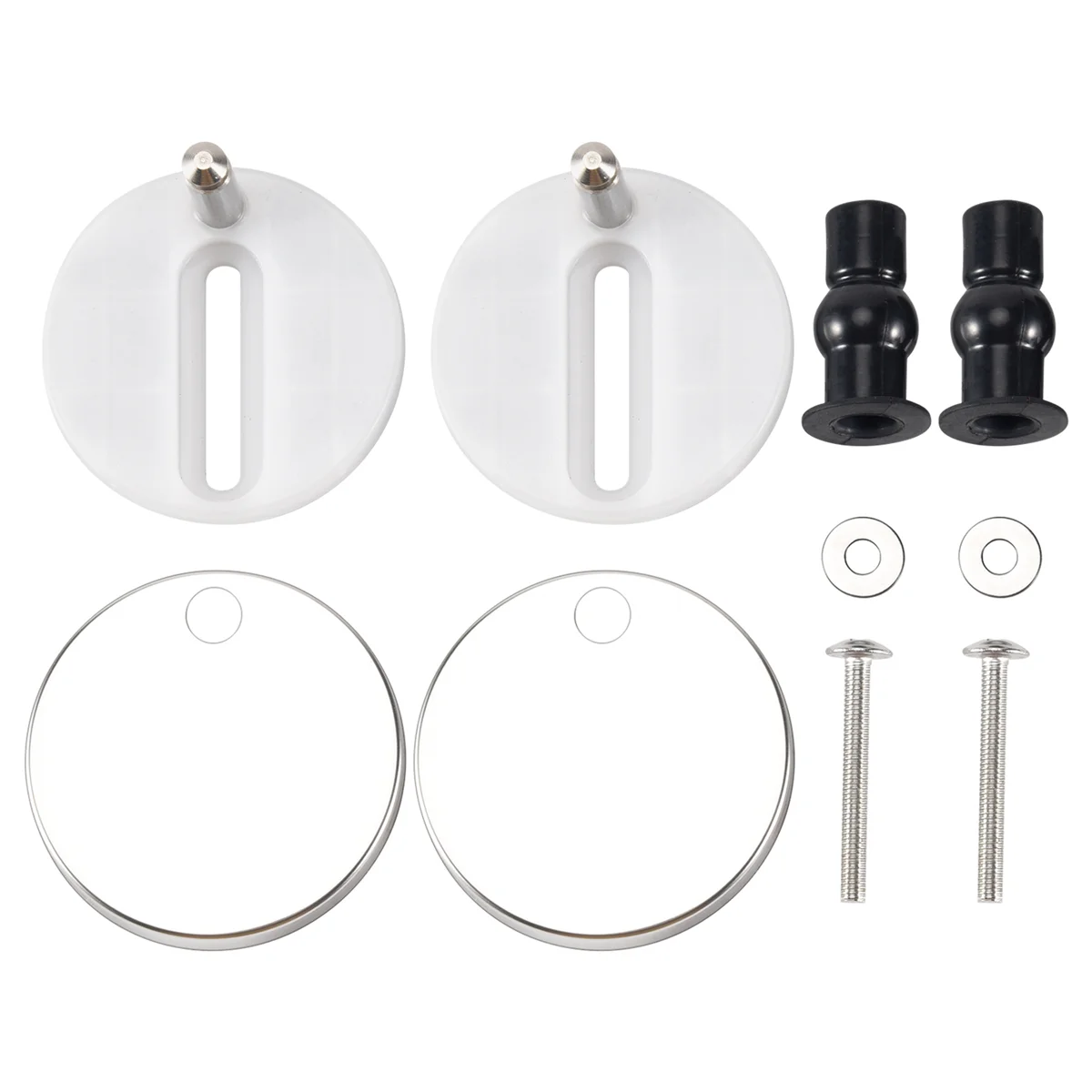 2pcs New Sets Toilet Seat Screws Top Fix Hinge Pack Repair Tool Replacement