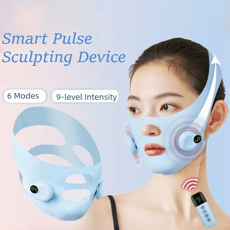 마이크로커런트 페이셜 마사지기 여성 주름 제거 얼굴 리프팅 기기 전기 피부 미용 장비 휴대용 턱 줄이기 기기