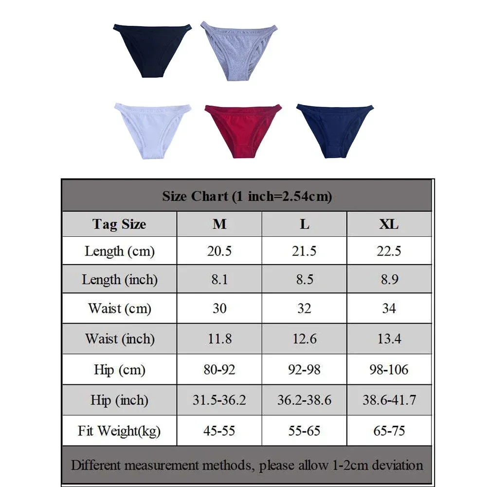 Women\'s Pure Cotton Half-Covering Hip Underpants Breathable Girl Thin Strap Briefs Bikini Simple Elastic Female Briefs Shorts