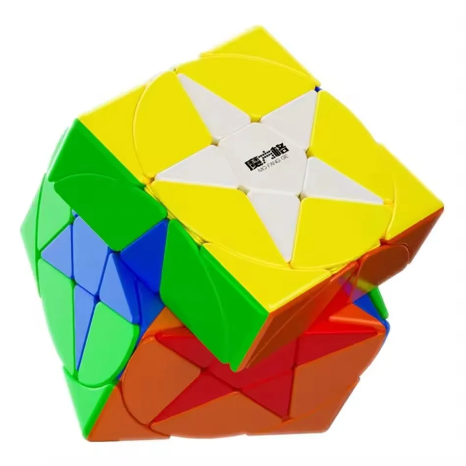 Qiyi Fun Twisty Skewb Clover Upgraded Pentacle Skewb Diamond Stickerless Idea Magic Cube Puzzle Cubo Magico Creative Toy Gifts