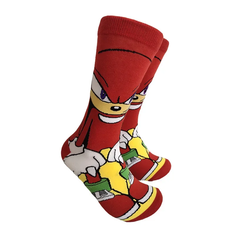 Sonics Stockings Cute Women Men Socks Cartoon Anime Derivative Peripherals Outdoor Sports Basketball Sock Birthday Party Gifts