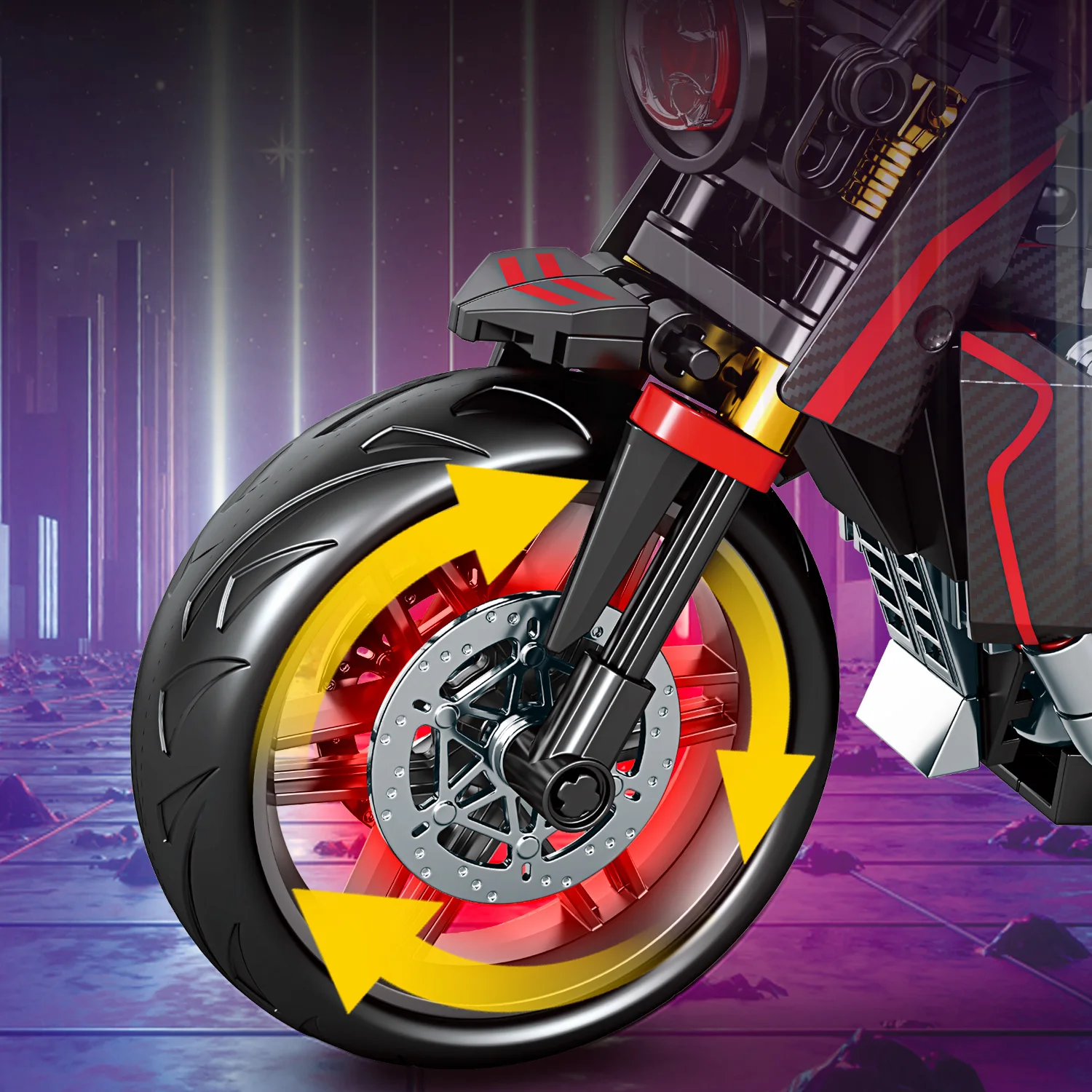 Motorcycle Building Blocks Set, Racing Superbike Model, DIY Assembly Collectible Moto Toy, Christmas Gift