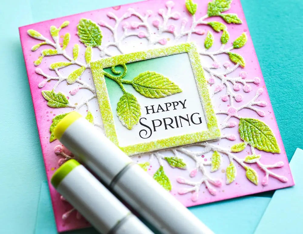 

New Simple Leaves in Square Dies Cut DIY 2023 for Scrapbooking Card Making Decoration Embossing Metal Cutting Die Handcrafts