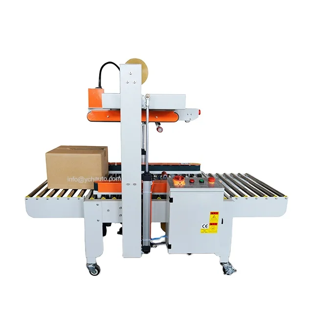 

Заводская производственная линия Автоматическая упаковочная лента Машина для запечатывания картонных коробок Упаковщик коробок с CE