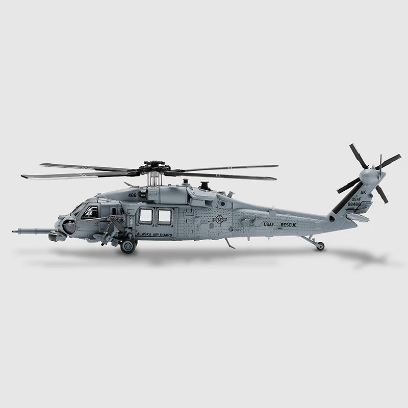 1:100 Scale Diecast Alloy HH-60G 6466 Pave Hawk Helicopter Model Classics Nostalgia Toys Gift Souvenir Collection Static Display
