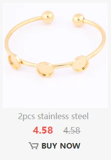 2 stücke 12mm Cabochon Armband Basis Rohlinge Stainelss Stahl Biegsamen Manschette Armbänder Armreif Lünette Einstellungen Diy Schmuck Erkenntnisse – Detail 6