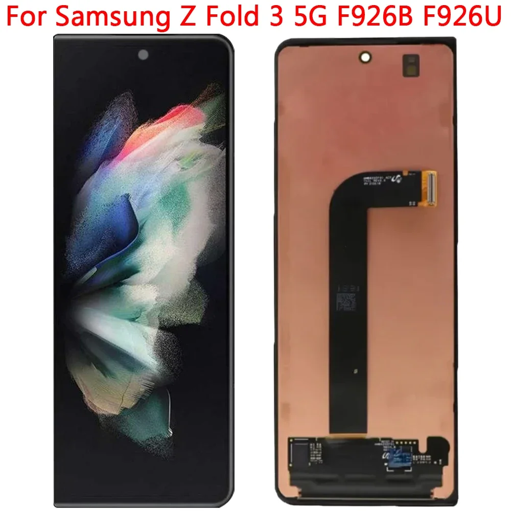 Z Fold3 LCD Display For Samsung  Z Fold 3 5G SM-F926B F926U Front Screen Display LCD Replacement Parts