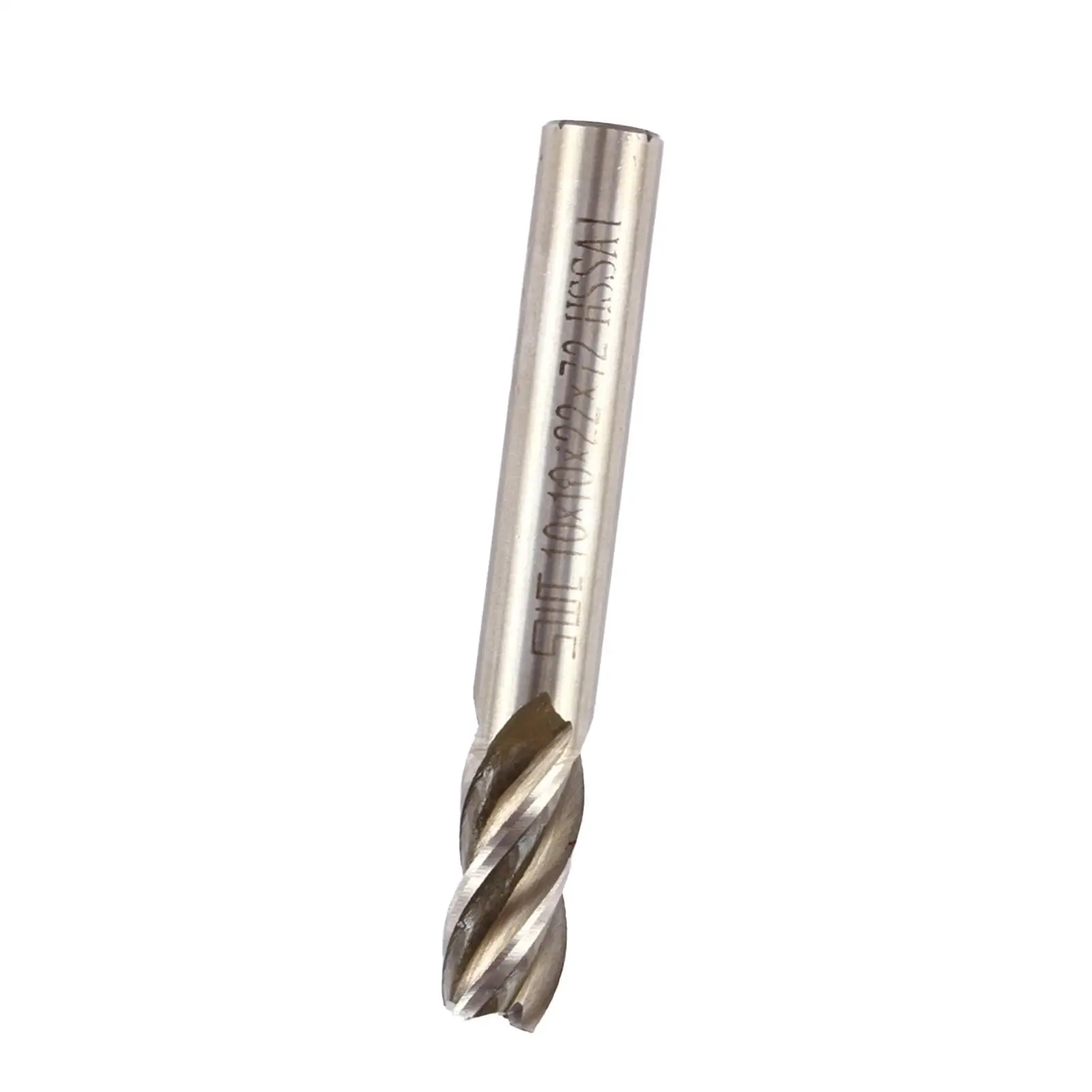 Premium 4-12mm HSS CNC Straight Shank End Mill Cutter - 4 Flute Drill Bit