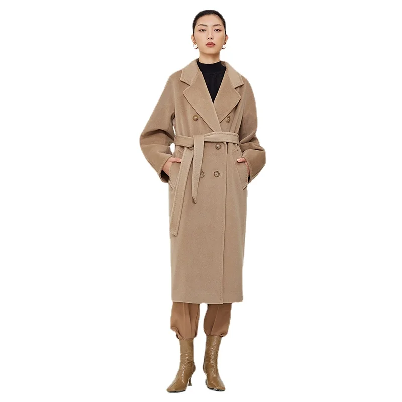 

Factory Direct Sales Cost-Effective Classic Cashmere Coat Women's Long Winter Coat jackets for women wool coat