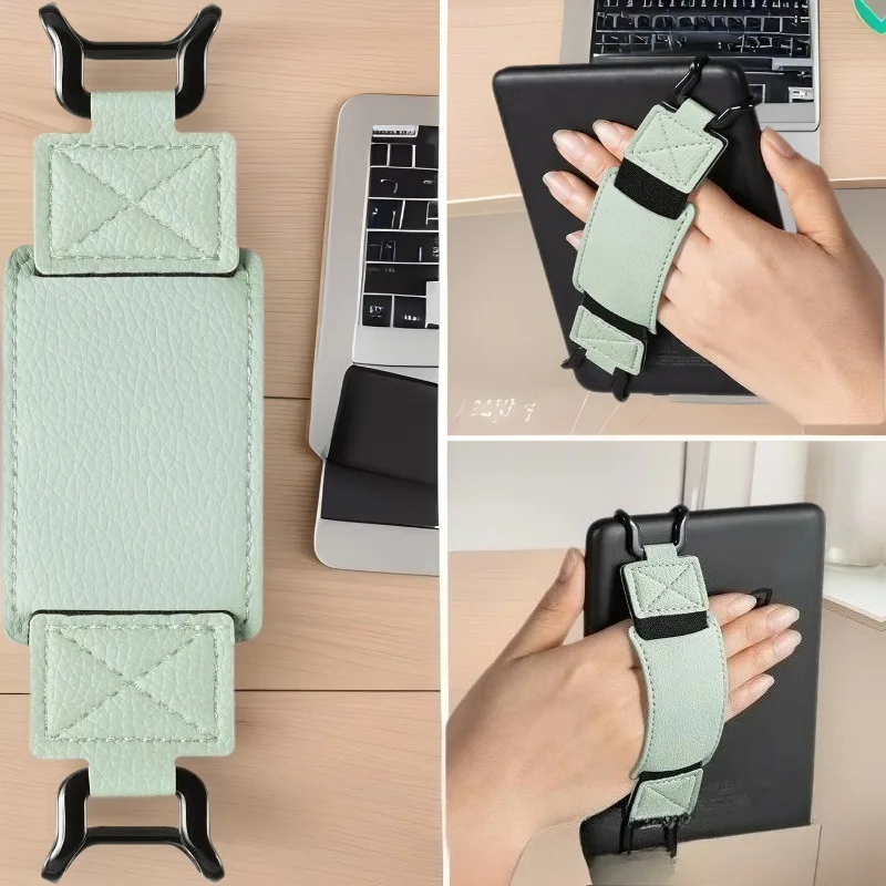 E-book Tablet Stand One-handed Operation Safety Grip Handheld Anti-fall Strap Buckle Hook Hand Strap High Elasticity