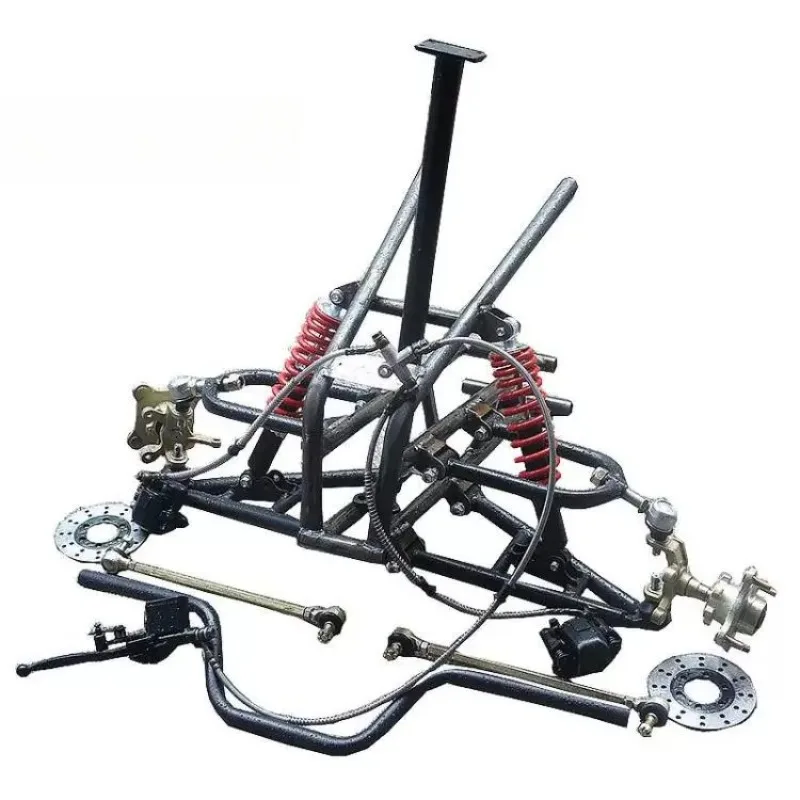 Modified three- and four-wheel ATVs, motorcycles, electric go-karts, front suspension handles, steering horn cart headframe