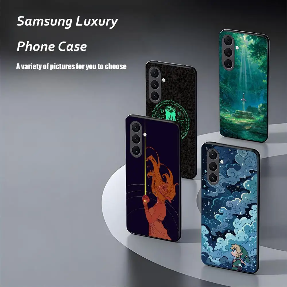 Legend of Z-zeldaEs-S Game Phone Case For Samsung Galaxy S26 S25 S24 S23 S22 S21 Plus Ultra Note20 Soft Black view 4
