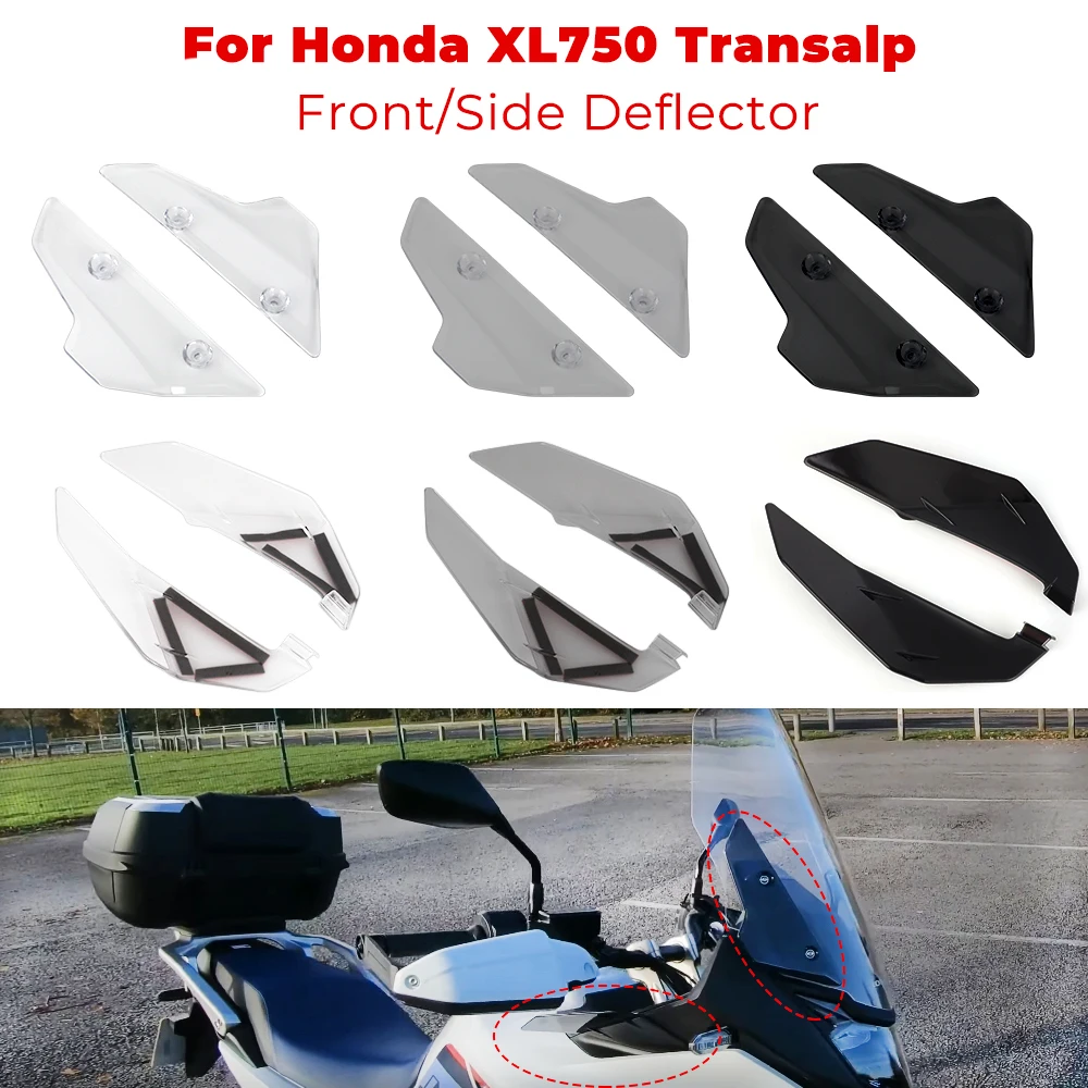 

Motorcycle Side Winglets Cover Cowl Front Windshield Side Spoiler Deflector For Honda XL 750 Transalp XL750 TRANSALP 2023 2024