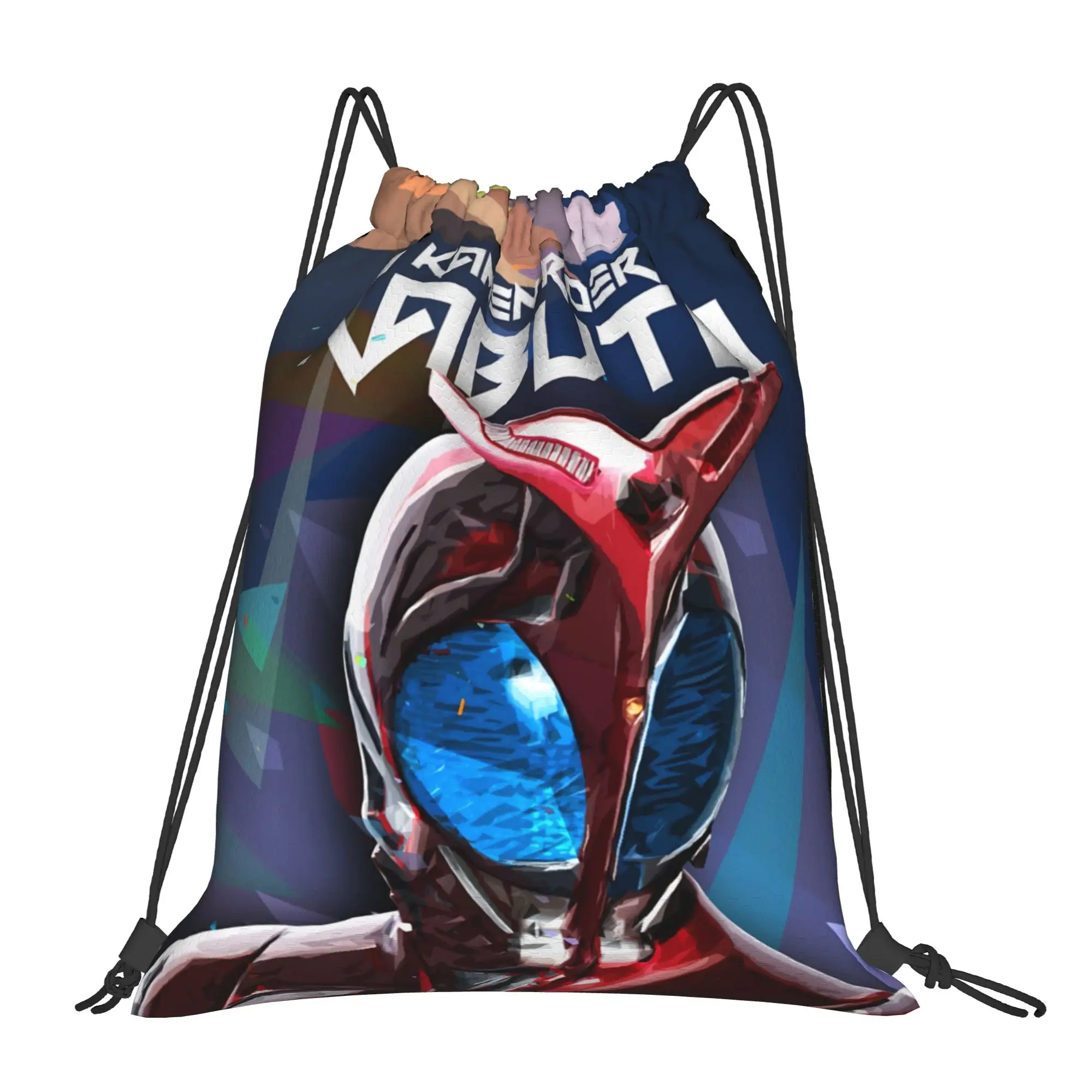 gym Pouch Kamen Rider  Drawstring Bags Hiking Unisex Storage Organize Bundle Pocket Rope Bag