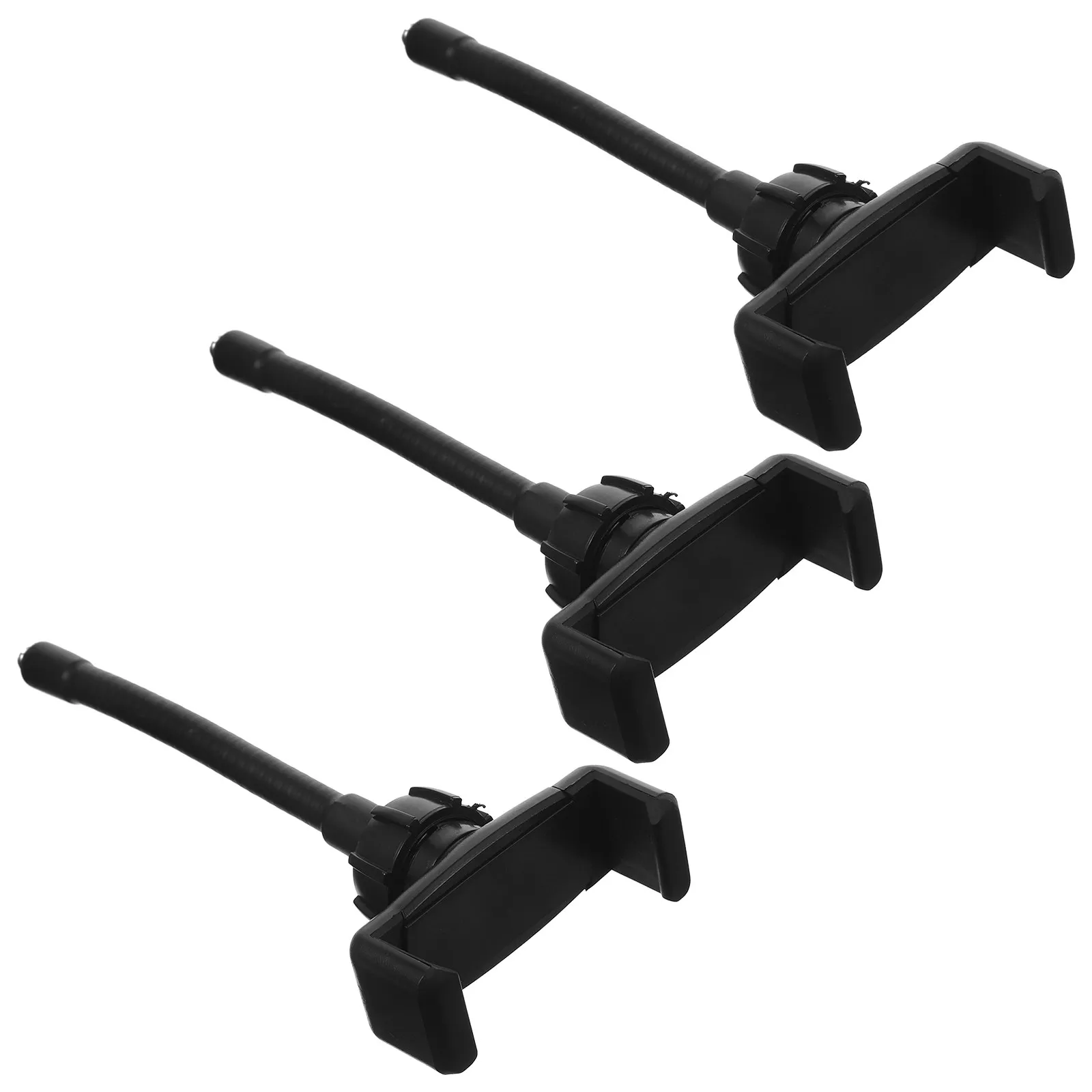 

3Pcs Gooseneck Phone Holder Rotatable Flexible Adjustable 58-85Cm Clip Silicone Protection Universal Mobile Phone Mount