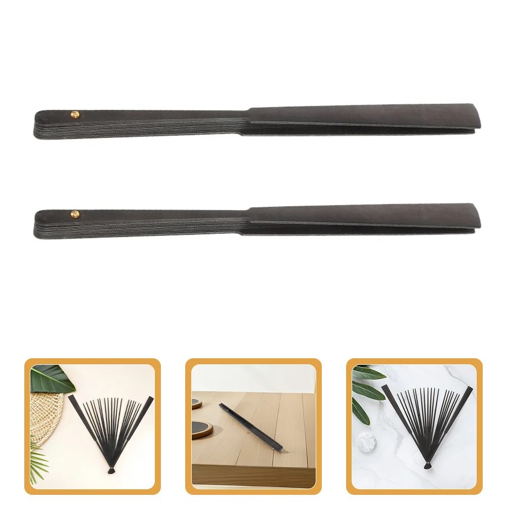 

2Pcs Bamboo Folding Fan Ribs DIY Japanese Style Hand Fan Blank Material for Crafting and Decoration Bamboo Silk Fans