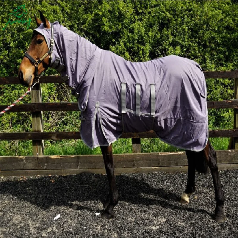 Detachable Neck Waterproof Breathable Horse Turnout Rug Equestrian Accessory