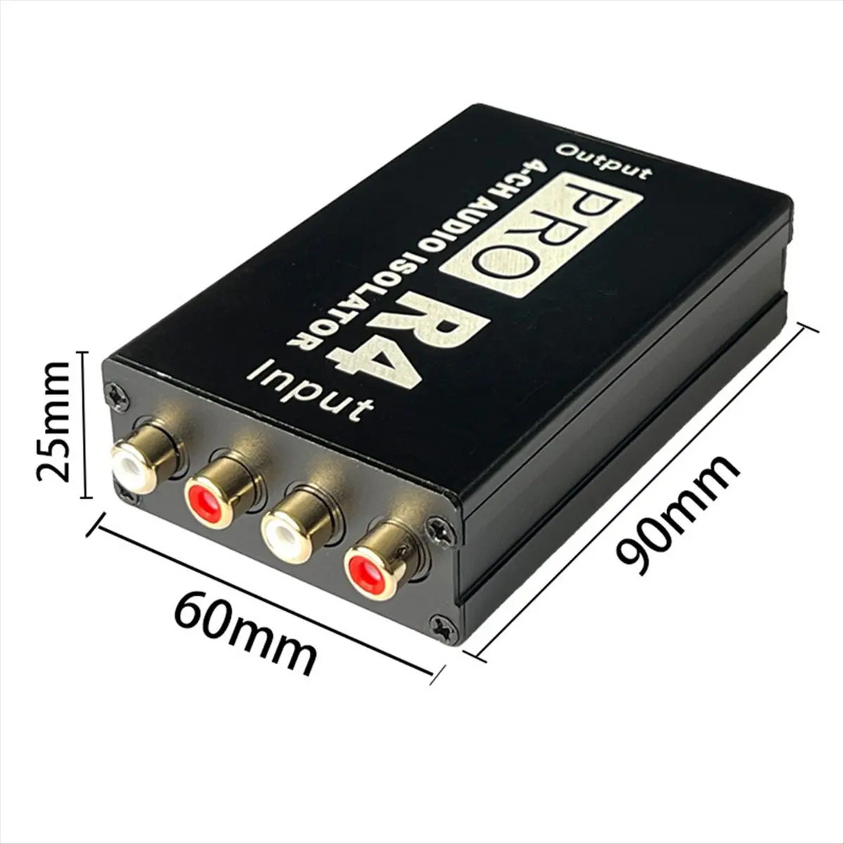 【SPECIAL OFFER】 Audio Isolator 4CH Audio Noise Reducer Current Ground Loop Audio Isolator for Car Audio Modification