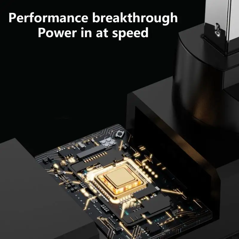 180° Rotatable 4 Port USB 2.0 Hub USB C High Speed Data Transfer Hard Disk N0HC