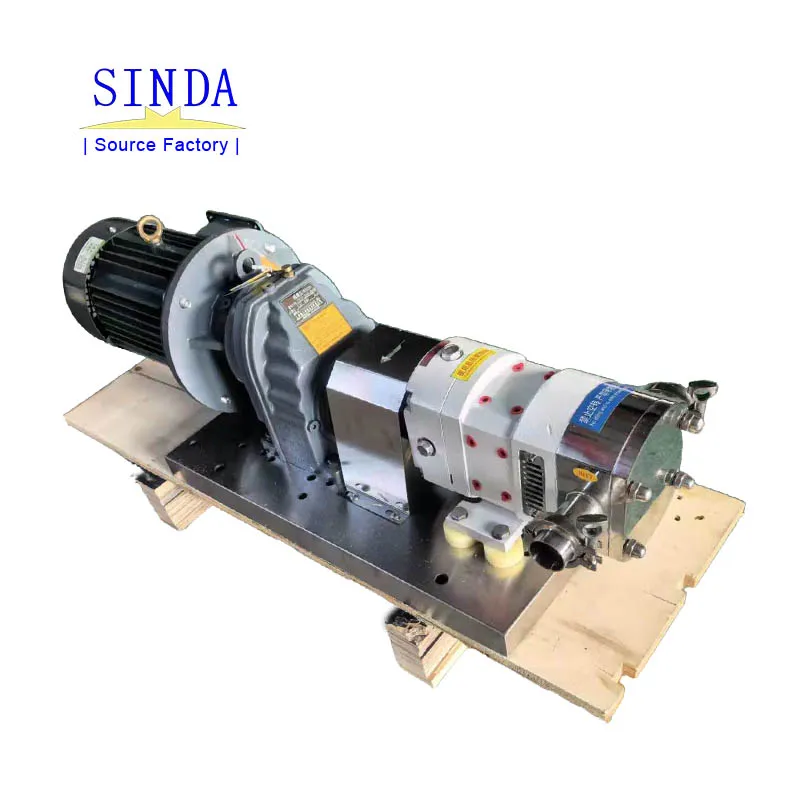 Stainless Steel Electric Lube Pump Mobile Horizontal Rotary Lobe 1-Year   Standard Wearing Parts For Diesel