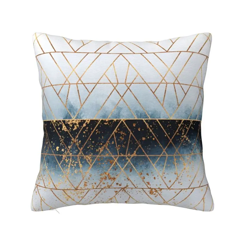Modern Geometric Pattern Cushion Cover 55x55 cm Polyester Velvet Throw Pillow Case For Sofa Car  Decoration Bedding Pillowcase