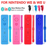 Built-in Motion Plus Remote Compatible For Nintendo Wii/Wii U Controller Console Set Wireless Bluetooth Gamepad with Soft cover