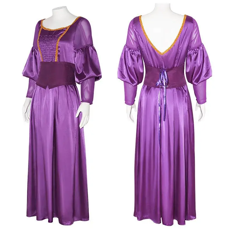 Princ vestido roxo cosplay traje pequena sereia animação roupa loween dr up transfronteiriço feminino tradicional wear