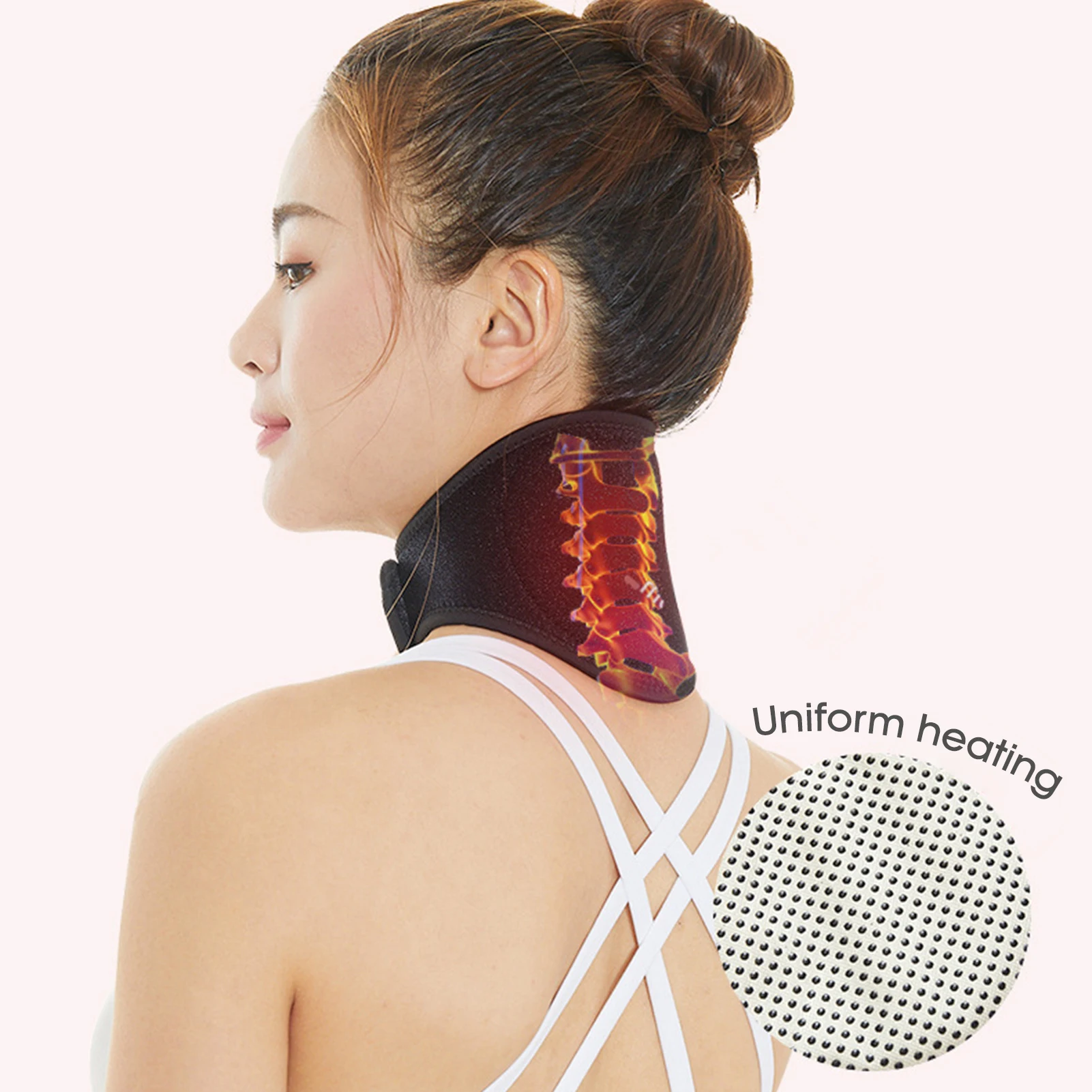 Magnets Elastic Neck Protector Collar Pain Relief Neck Support Brace Protector for Neck Arthritis Migraine Headaches