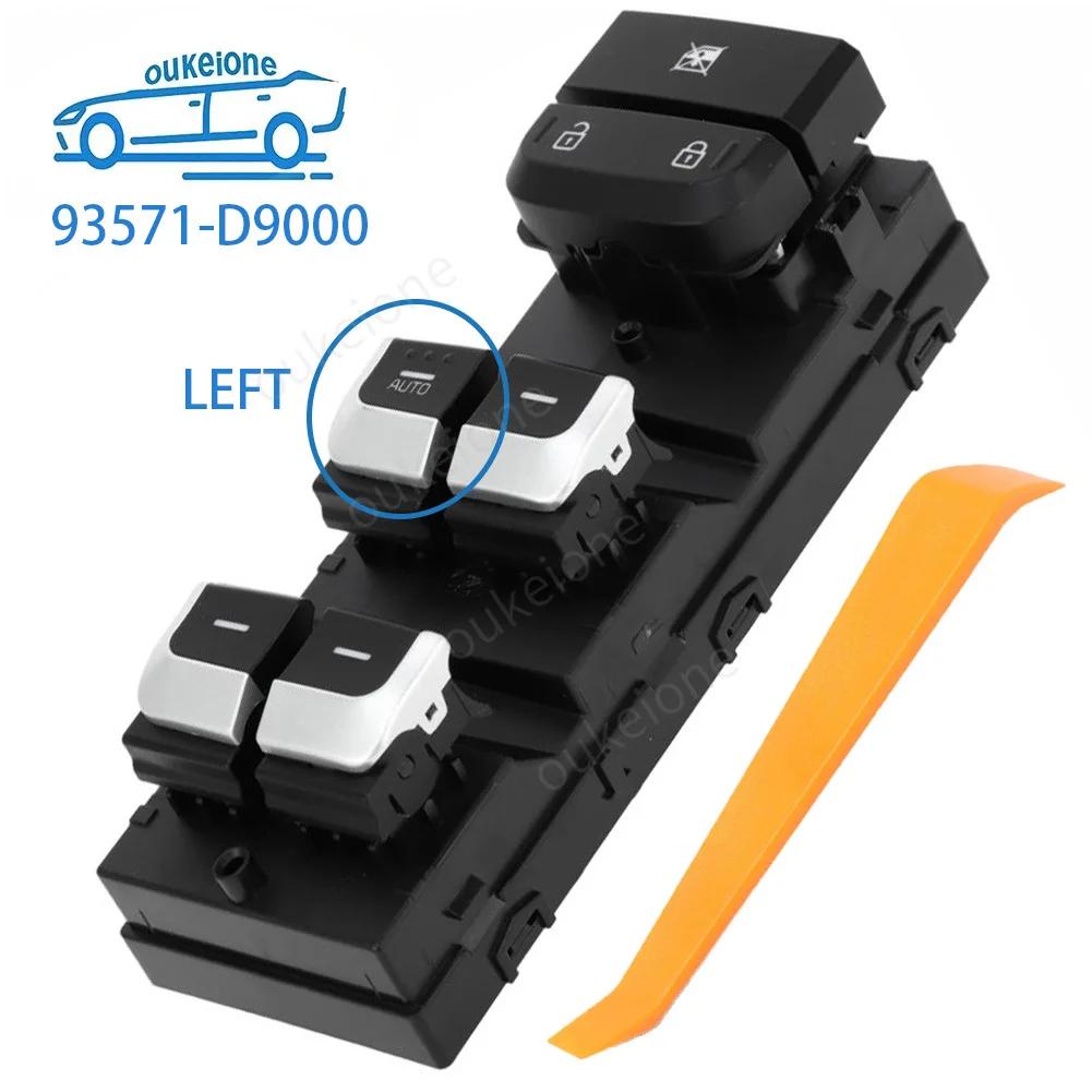 For Kia Sportage 2017 2018 2019-2021Front Left Driver Side Power Window Switch Master Glass Lifter Control Button 93571-D9000
