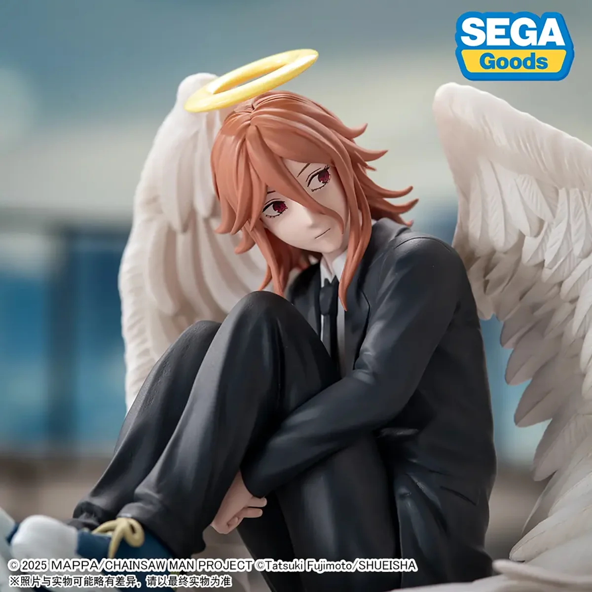 Original sega motosserra homem o filme: raze arco hayakawa aki anjo anime figuras ornamentos finos brinquedos colecionáveis boneca agradável