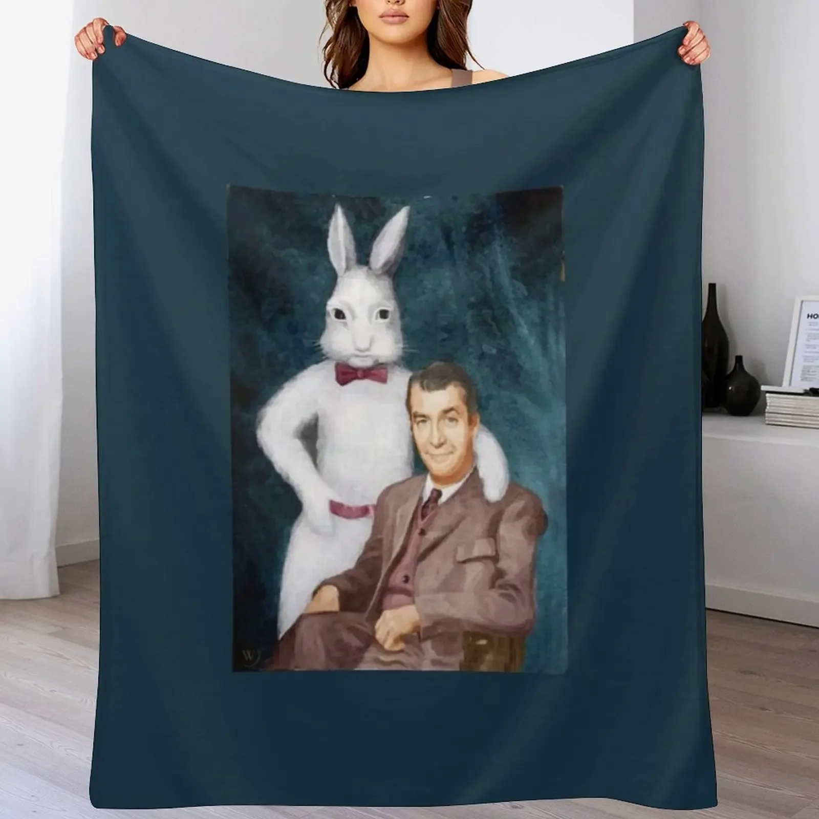 Harvey-Colorized Throw Blanket Fuzzy Plush Throw Blanket for Sofa Chair