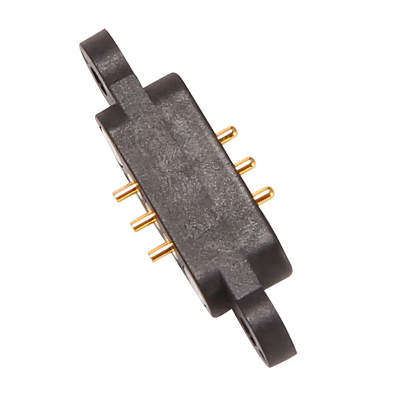 

【Горячая продажа】40 пар 3-контактный подпружиненный магнитный разъем Pogo Pin, 3 положения магнитов, шаг 2,3 мм, сквозные отверстия, мужской и женский зонд