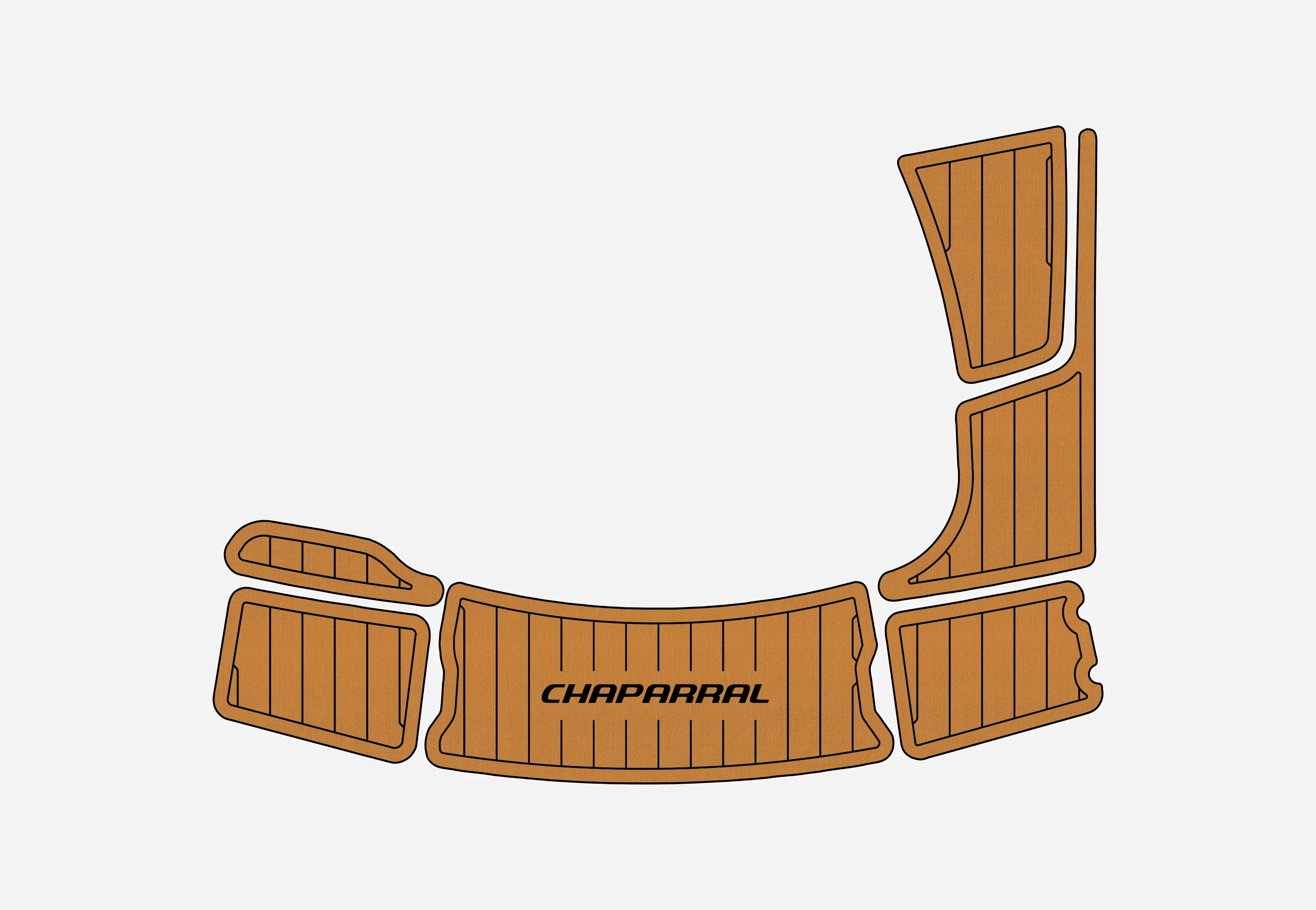 

2000-2007 Chaparral 235 SSI 1/4" 6mm EVA foam Non-Slip PVC Teak Decking marine Mat seadek aqua carpet Marine Floor