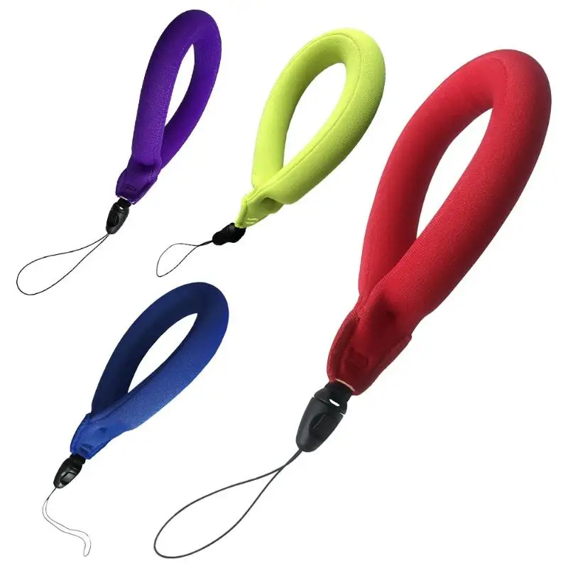 Quick-Dry Neoprene Camera Floating Wrist Strap 250G Buoyant for Diving Swimming Fishing Outdoor Water Sports