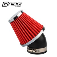 NIBBI Motorcycle Air Filter 42/48mm Universal Carburetor Bend Elbow Neck Air Filter Cleaner Intake Pipe Modified