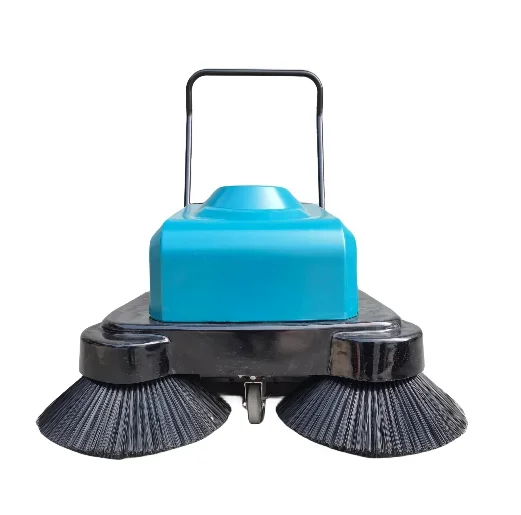 

Hand Push Cleaning Commercial Industrial Electric Power Vacuum Sweeper Blue 1050mm