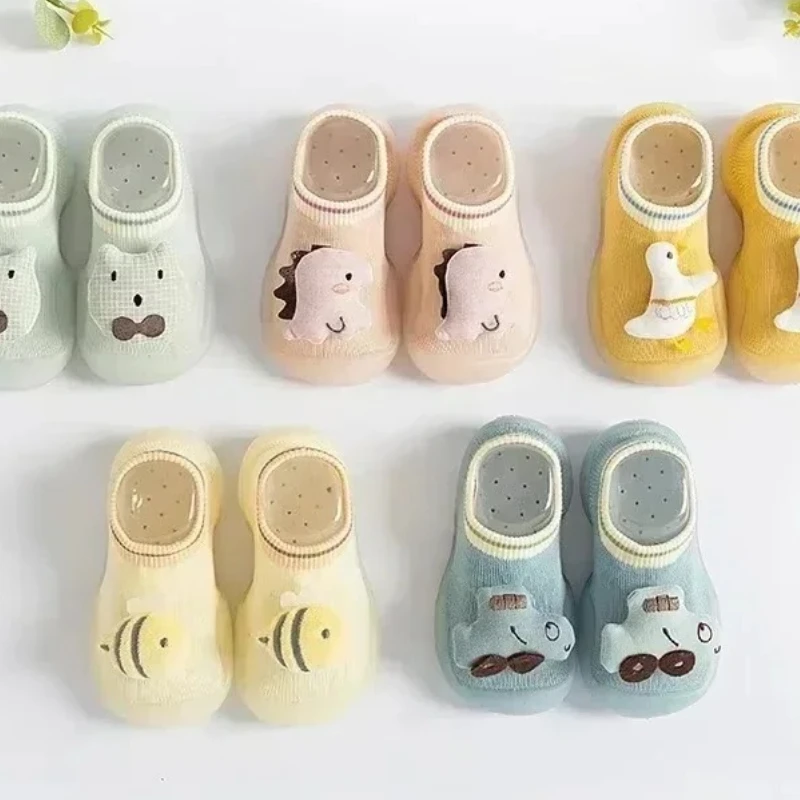 

Милые летние модные кукольные детские туфли для малышей, детские домашние дышащие нескользящие осенние носки с мягкой подошвой, сандалии