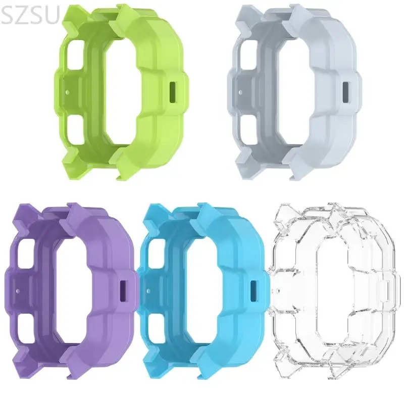 

SZSU Lightweight Shockproof Smartwatch Case for TickTalk 5 Children's Watch Flexible TPU Protector Cover Stylish Color