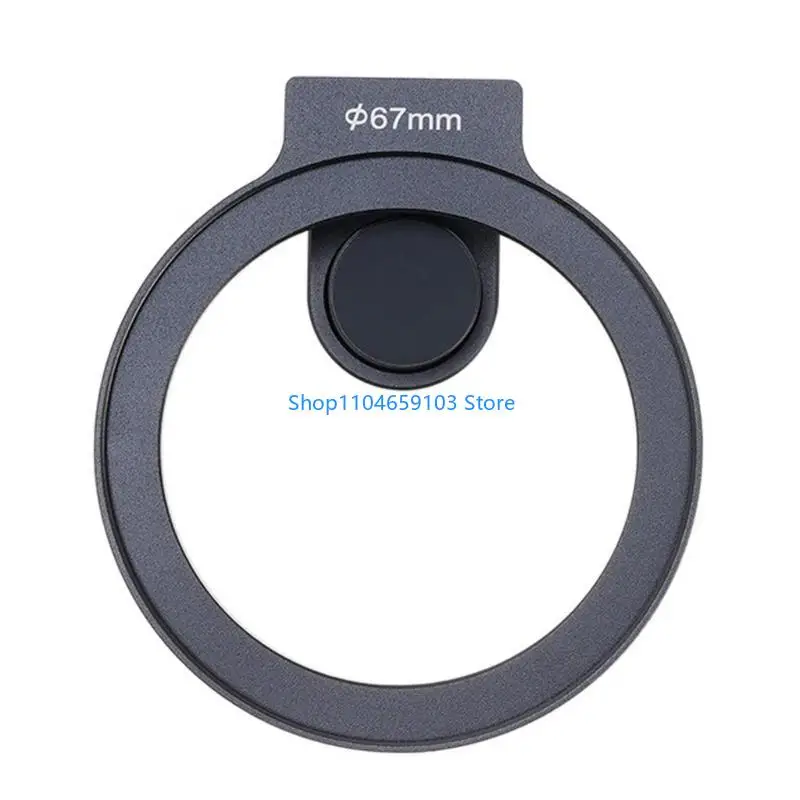 

Upgrades 67mm Mobile Filter Stand Photograph Filter Bracket for Phone 14/15