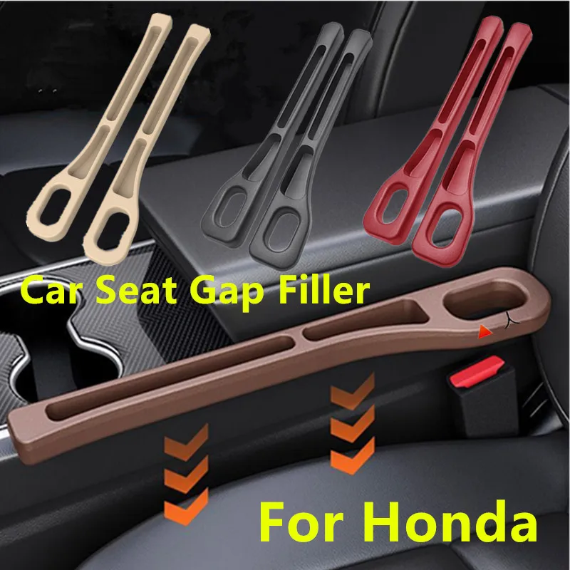 PU Car Seat Crevice Filling Storage Organizer Leak-Proof Sealing Strip For Honda Civic Mugen Odyssey JAZZ CRV Fit Hrv Jazz VTX