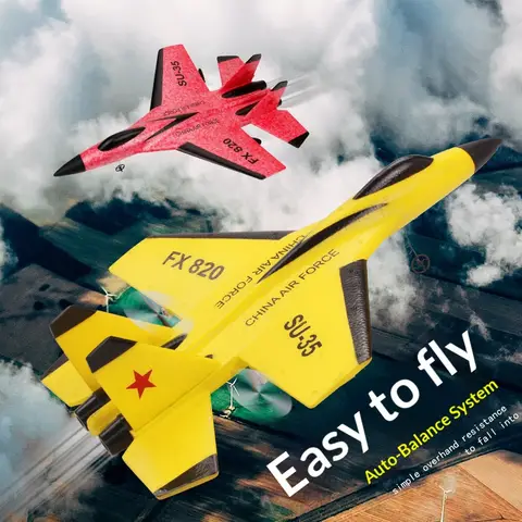 Remote Control Airplane 2.4G Remote Control Fighter Hobby Plane Glider Airplane EPP Foam Toys RC Plane Kids Gift