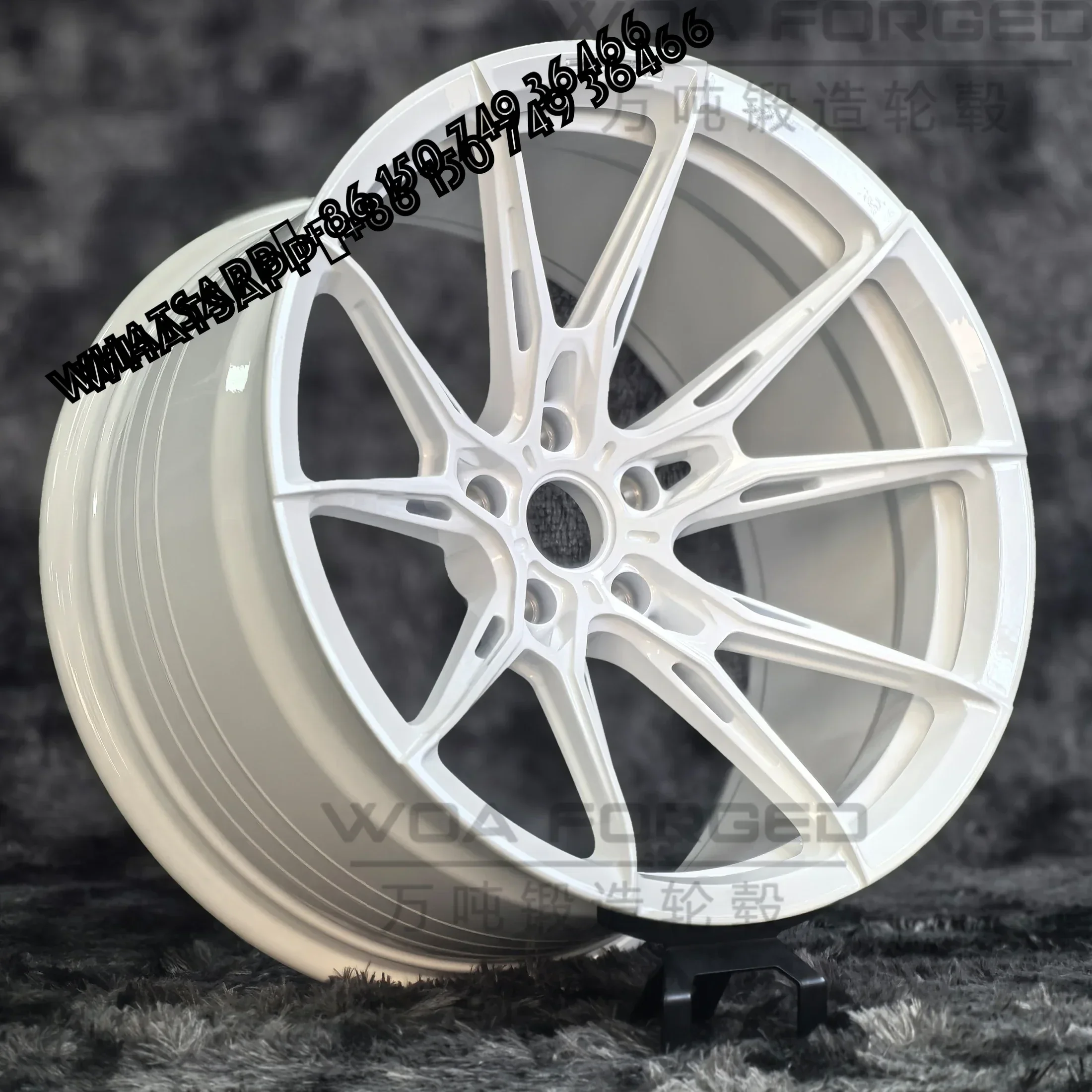

6061-T6 Hot Low Weight Wheels R.2 FG Racing Car Deep Dish Stylish Muscular 18-22 Inch Forged Aluminum Chrome Polished 5