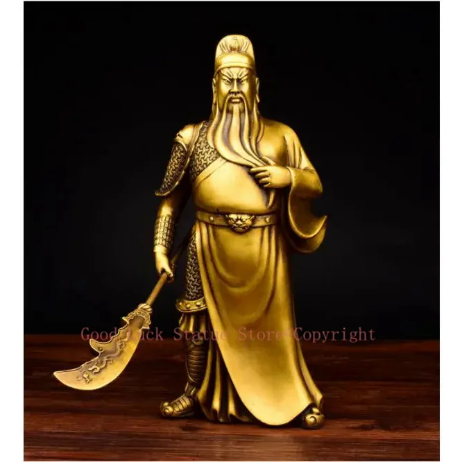 

HOT SALE # HOME shop TOP Efficacious Mascot Talisman Money drawing wealth fortune GOD GUAN GONG -Good luck FENG SHUI statue